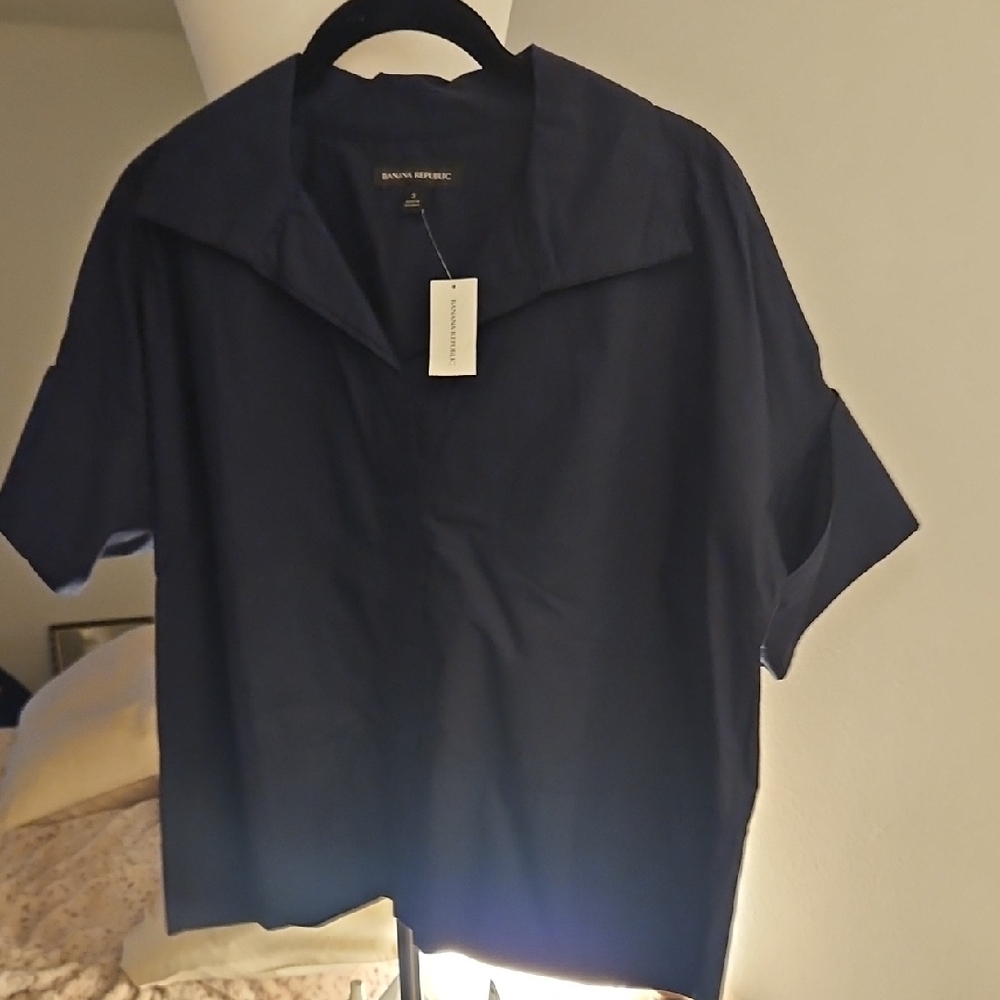 Banana Republic Men's Navy Shirt